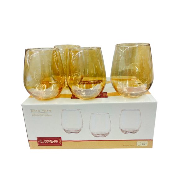 Vasos copon x6 ambar 300ml