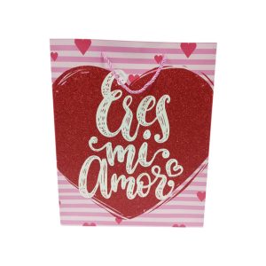 Bolsa de regalo mediana con brillo 36cm