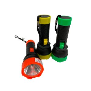Linterna 9 leds metal color