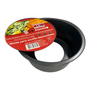 Molde de teflon para soufle desmontable