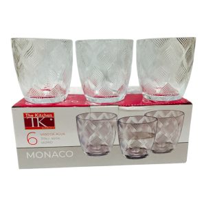 Vaso de agua x6 310cc monaco