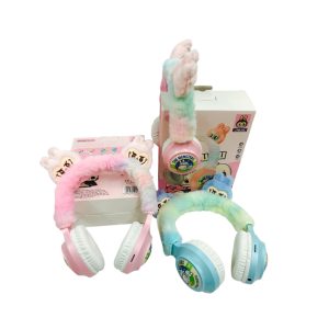 Auriculares vincha de peluche Labubu