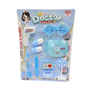 Set de doctor con barbijo
