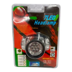 Linterna minera 7 leds