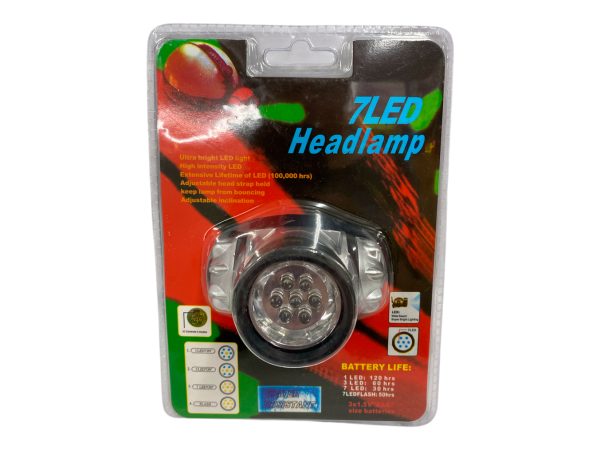 Linterna minera 7 leds