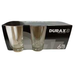 Vaso durax pack x6 pampa
