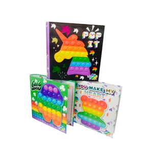 Carpeta 3 anillos cartonee inkdrop pop it