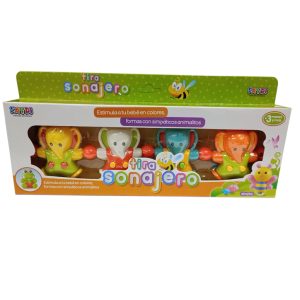 Tira de sonajero elefantes