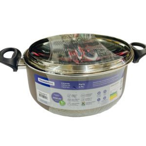 Cacerola tramontina paris tapa vidrio 24cm