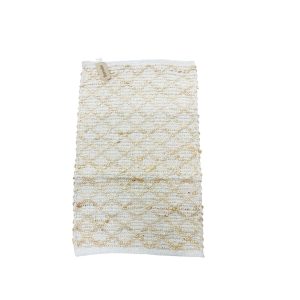 Alfombra de algod?n y yute 80x50