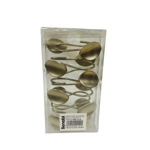 Ganchos para cortina de baño