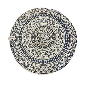 Alfombra rustica redonda 90cm