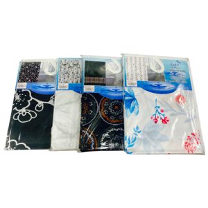 Cortina de baño city blanco raso