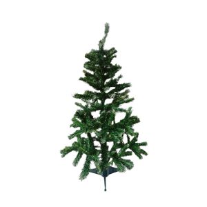 Pino navideño frondoso verde punta nevada 1.2m