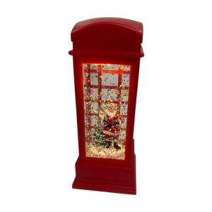 Cabina navideña con luz