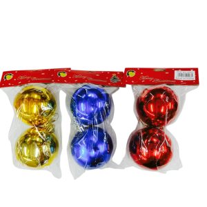 Bolas navideñas n8 lisas x2 at.800g