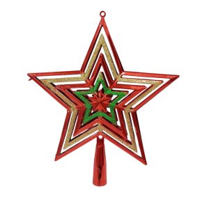 Puntal estrella calada tricolor 23cm art.301076