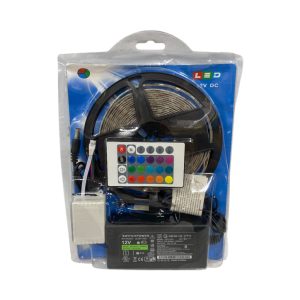 Tira de leds multicolor x5 m art.301041