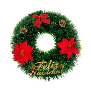 Corona navideña 38 cm