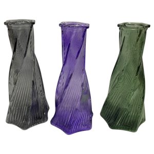 Florero de vidrio de color 19 cmart.304374