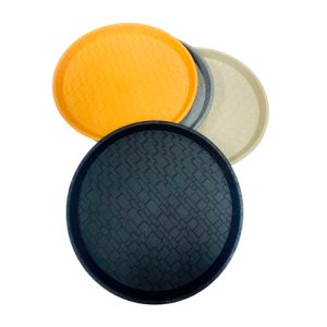 Bandeja redonda con antideslizante 35 cm