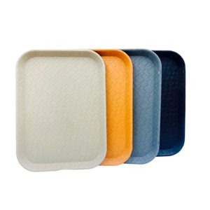 Bandeja rectangular con antideslizante 40cm