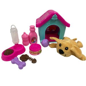 Perro peluche con cucha art.B039-0119