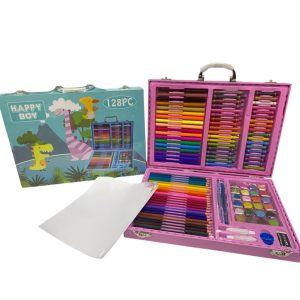 Valija de arte con acuarelas unicornio art.B071-017