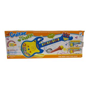 Guitarra electrica a pila con microfono