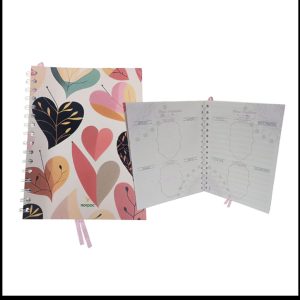 Agenda perpetua semanal tapa flexible