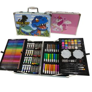 Valija de arte unicornio x45 pzas