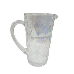 Jarra de vidrio 1 L diamante tornasolada