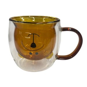 Taza doble vidrio 280ml osito