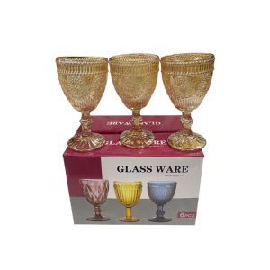 Copas de vino x6 ambar 350 ml