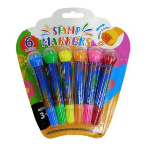 Marcadores con sellito x6