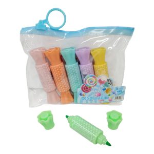 Resaltadores caramelos x6