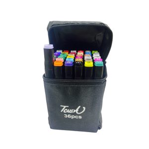 Marcador acrilico doble punta x24