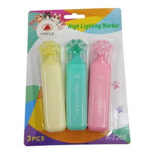 Resaltadores huellas x3