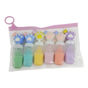 Resaltadores huellitas x6