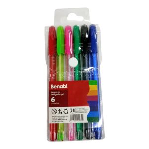 Boligrafo gel x6