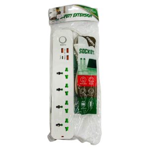 Prolongador 2m 4 entradas + 3usb art.15274