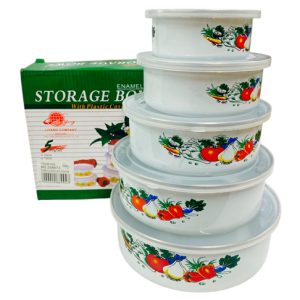 Set x5 bowls enlozados