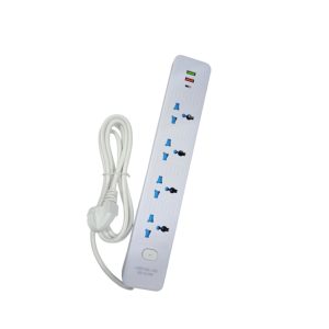 Prolongador 2m 4 entradas+2usb