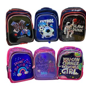 Mochila espalda con relieve