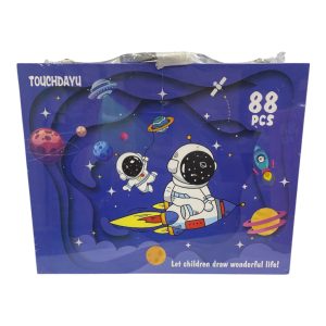 Set de arte astronauta 88 pzas art.25506