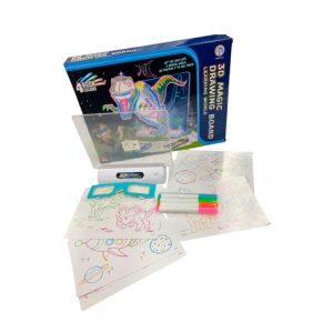 Mini pizarra 3d dinosaurios