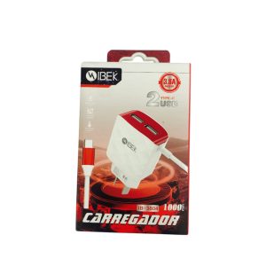 Cargador tipo c Ibek 2usb 3.8A