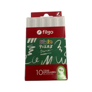 Tizas filgo blancas x 10 art.7178