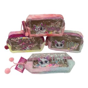 Cartuchera sofi gatito con piel art.2041