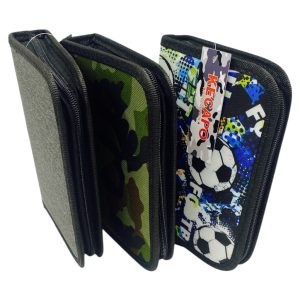 Cartuchera de 1 cierre futbol Kecapo art.1930